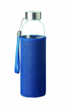 Logotrade promotional giveaway picture of: Glass bottle in pouch 500 ml