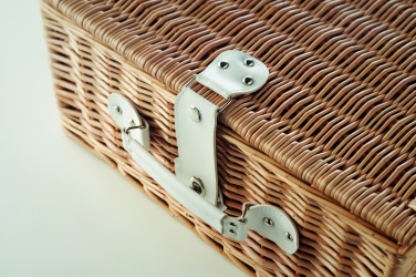 Logotrade advertising product image of: Wicker picnic basket 4 people