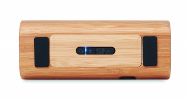 Logotrade promotional items photo of: Wireless bamboo speaker 2x5W