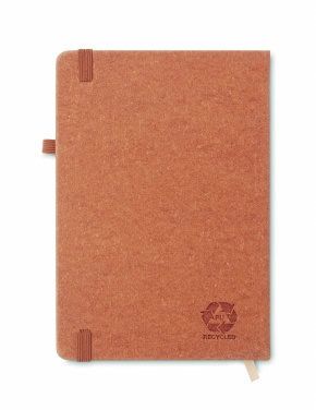 Logotrade promotional gift image of: Recycled Leather A5 notebook