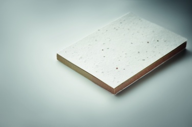 Logo trade promotional gifts picture of: Grass/seed paper memo pad
