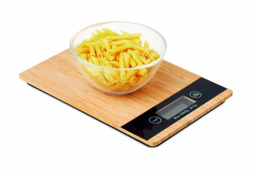 Logotrade business gifts photo of: Bamboo digital kitchen scales