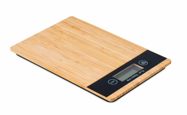 Logotrade business gifts photo of: Bamboo digital kitchen scales