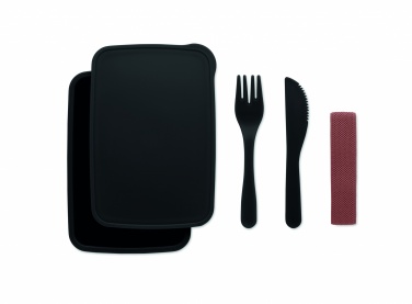 Logo trade corporate gift photo of: Lunch box with cutlery