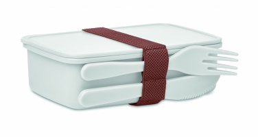 Logo trade business gifts image of: Lunch box with cutlery
