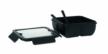 Logo trade promotional merchandise image of: Lunch box with cutlery 600ml