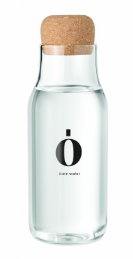 Logotrade promotional item picture of: Glass bottle cork lid 600 ml