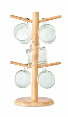 Logotrade corporate gift image of: Bamboo cup set holder