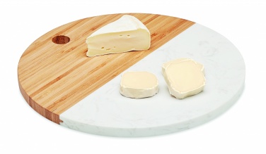Logotrade advertising products photo of: Marble/ bamboo serving board