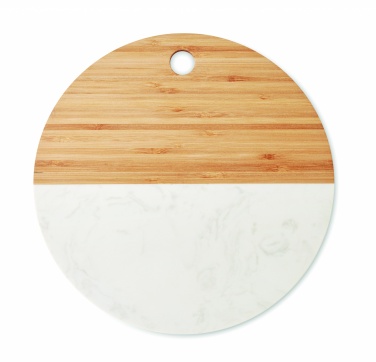 Logo trade promotional merchandise picture of: Marble/ bamboo serving board