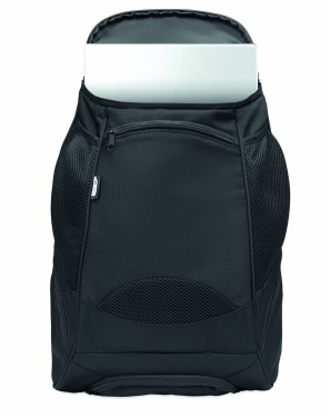 Logo trade promotional giveaways image of: 600D RPET sports rucksack