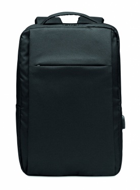 Logo trade corporate gifts picture of: Laptop backpack in 300D RPET