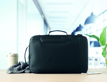 Logo trade advertising products picture of: Laptop backpack in 300D RPET