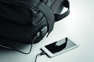 Logotrade promotional gift image of: Laptop backpack in 300D RPET