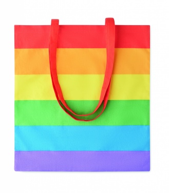 Logo trade promotional gift photo of: 200 gr/m² cotton shopping bag