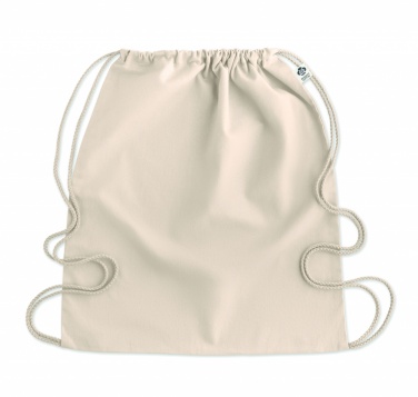 Logotrade advertising product picture of: Organic cotton drawstring bag