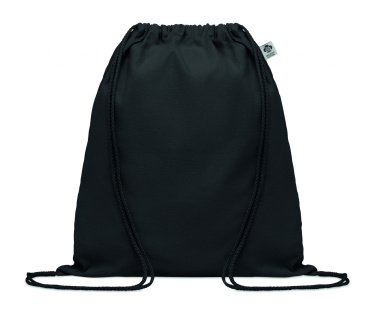 Logo trade advertising products picture of: Organic cotton drawstring bag