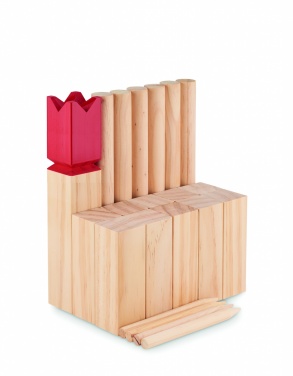 Logo trade promotional item photo of: Pinewood outdoor throwing game