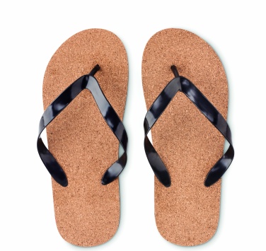 Logo trade promotional product photo of: Cork beach slippers M