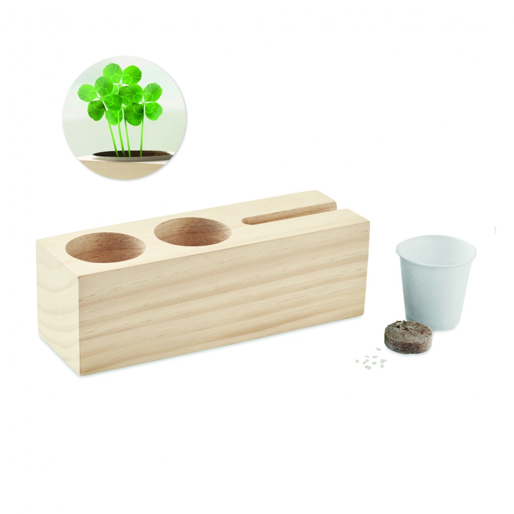 Logotrade business gifts photo of: Desk stand with seeds kit