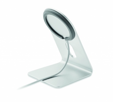 Logo trade promotional merchandise picture of: Portable magnetic charger 15W