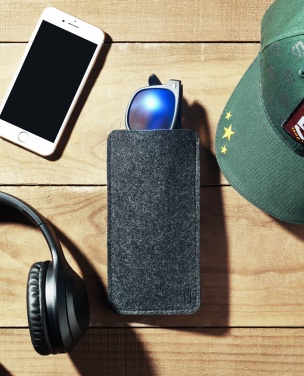 Logo trade promotional products picture of: RPET felt glasses case