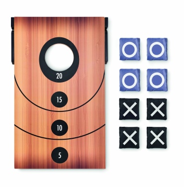 Logo trade business gifts image of: Double sided MDF game set