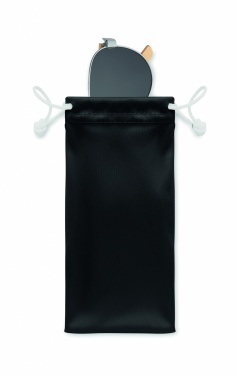 Logotrade promotional merchandise picture of: Bamboo sunglasses in pouch TARTU