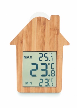 Logotrade promotional gifts photo of: Bamboo weather station HISA