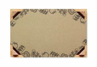 Logo trade advertising products image of: Tomato kit in wooden crate