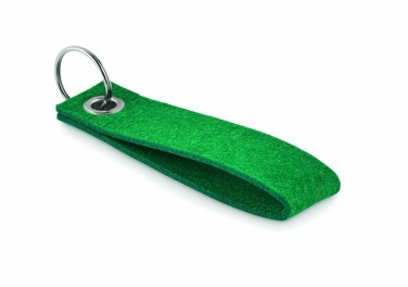Logo trade promotional items picture of: RPET felt key ring Hämeenlinna