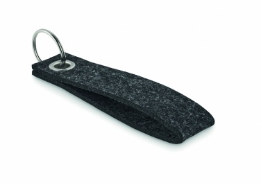 Logotrade promotional item image of: RPET felt key ring Hämeenlinna