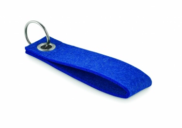 Logotrade promotional merchandise photo of: RPET felt key ring Hämeenlinna
