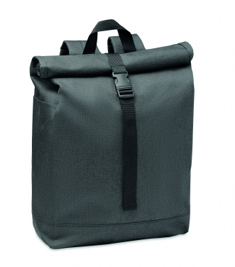 Logo trade promotional merchandise picture of: 600D RPET 2 tone backpack