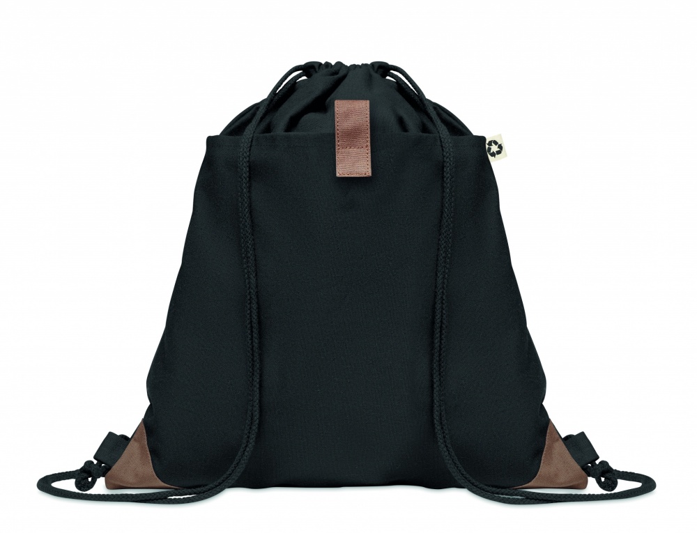 Logotrade promotional products photo of: Recycled cotton drawstring bag
