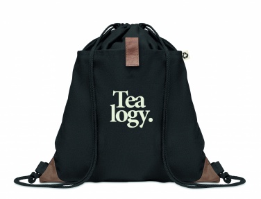 Logotrade promotional giveaway image of: Recycled cotton drawstring bag