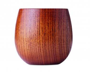 Logo trade corporate gifts image of: Oak wooden mug 250 ml