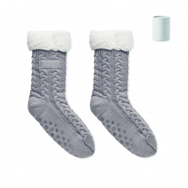 Logo trade promotional items image of: Pair of slipper sock M
