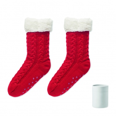 Logo trade advertising products picture of: Pair of slipper sock L