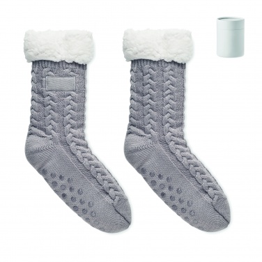 Logo trade promotional giveaways picture of: Pair of slipper sock L