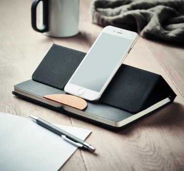 Logo trade promotional merchandise image of: A5 RPET notebook 80 lined