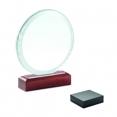 Logo trade promotional items image of: Round award plaque