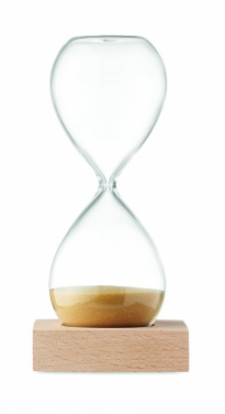 Logo trade promotional merchandise image of: 5 minute sand hourglass