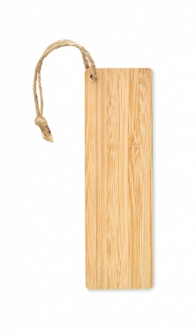 Logo trade promotional giveaways picture of: Bamboo bookmark