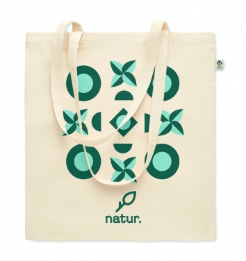 Logo trade promotional gifts image of: Organic cotton shopping bag