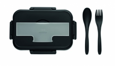 Logo trade promotional product photo of: Lunch box with cutlery in PP