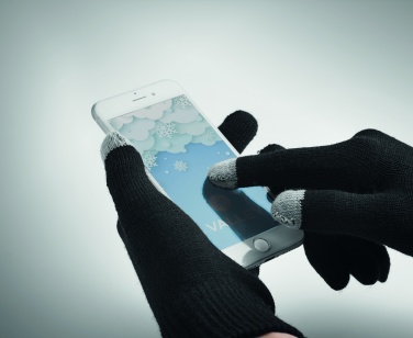 Logo trade corporate gifts image of: Set of 3 RPET winter pieces