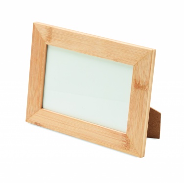 Logo trade promotional merchandise photo of: Bamboo photo frame