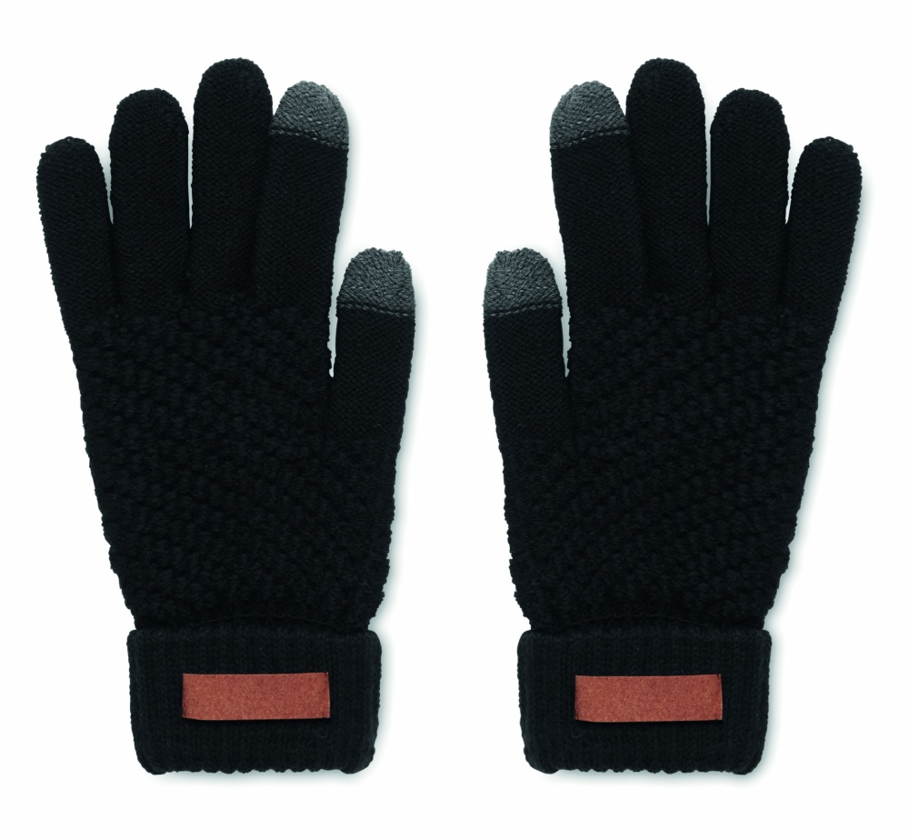 Logotrade promotional giveaway image of: Rpet tactile gloves