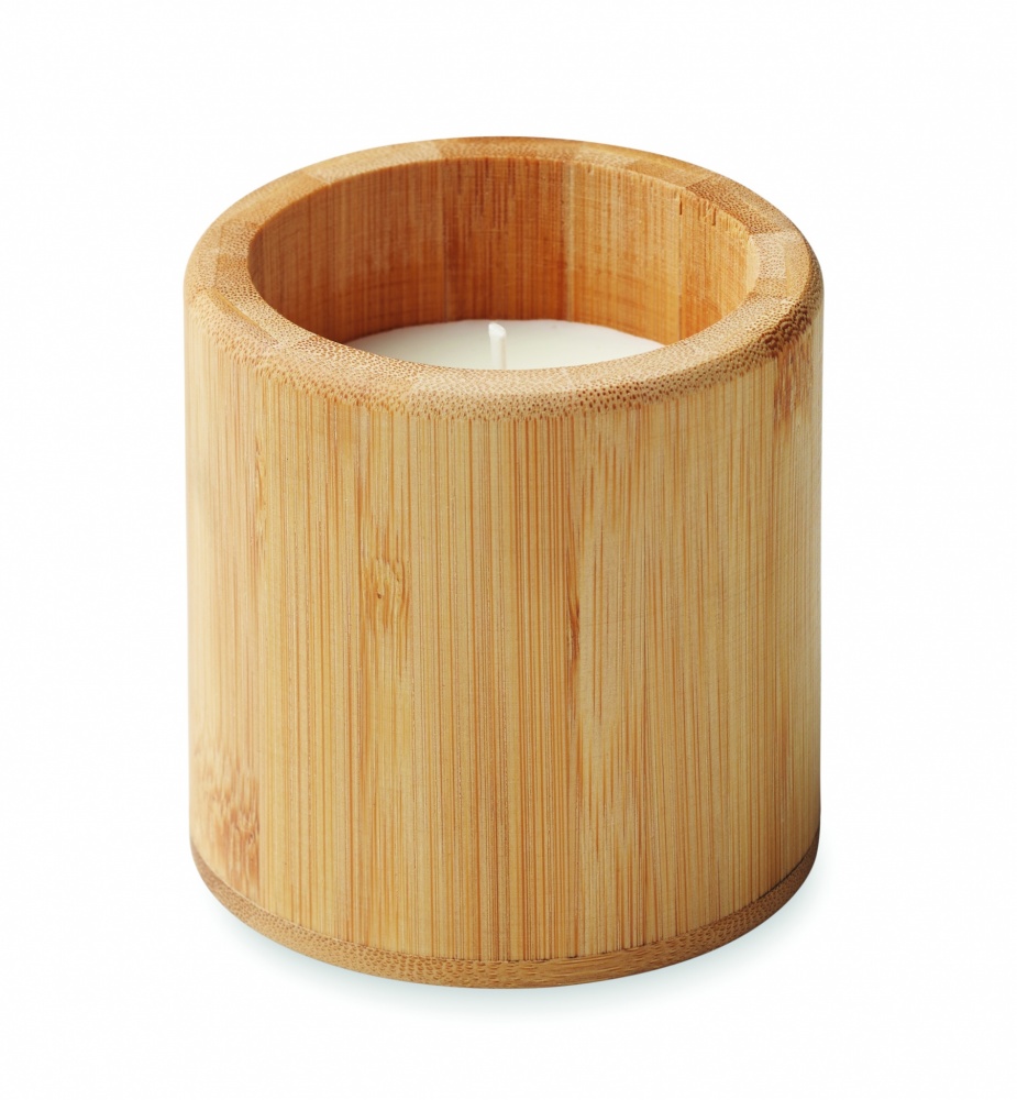Logo trade promotional items image of: Plant based wax candle 160 gr